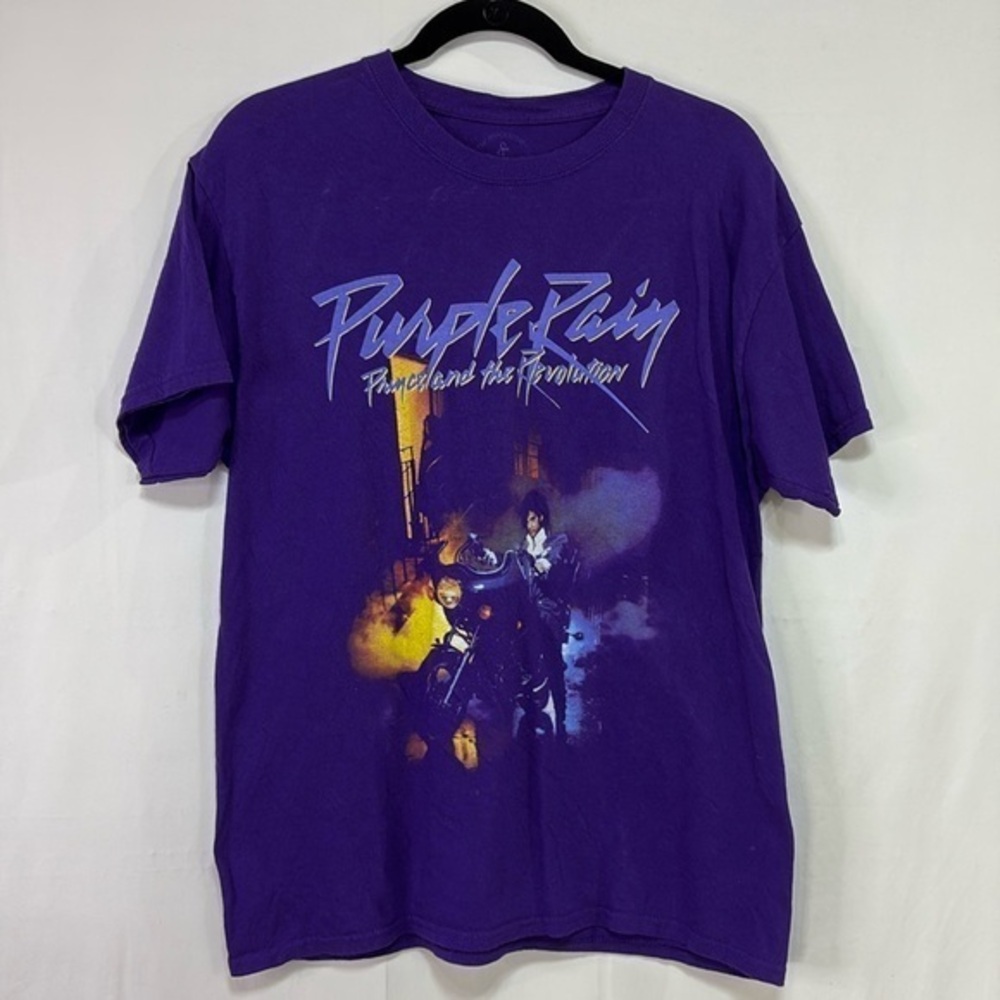 🦅 purple rain, Prince & The Revolution, purple graphic tea